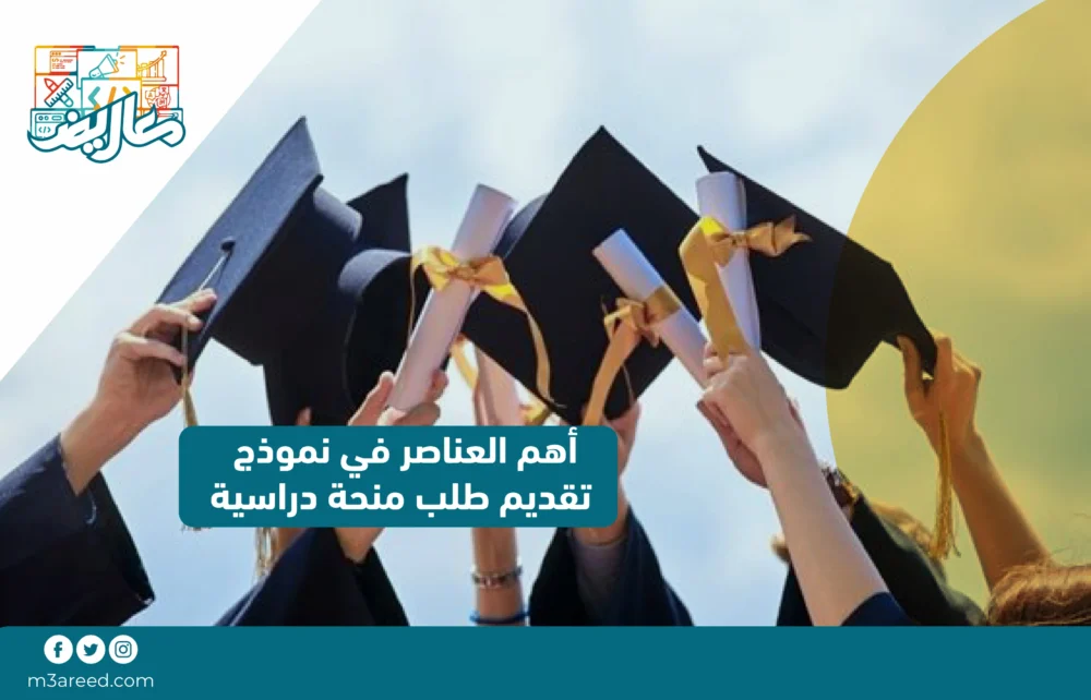 أهم العناصر في نموذج تقديم طلب منحة دراسية